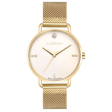 Load image into Gallery viewer, Pure Diamond Champagne Gold Mesh Watch | 36mm