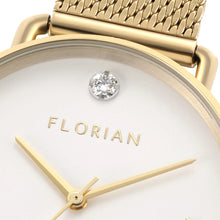Load image into Gallery viewer, Pure Diamond Champagne Gold Mesh Watch | 36mm