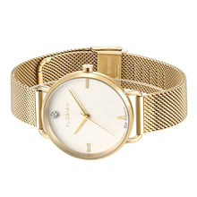 Load image into Gallery viewer, Pure Diamond Champagne Gold Mesh Watch | 36mm