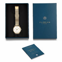 Load image into Gallery viewer, Pure Diamond Champagne Gold Mesh Watch | 36mm