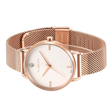 Load image into Gallery viewer, Pure Diamond Rosy Gold Mesh Watch | 36mm