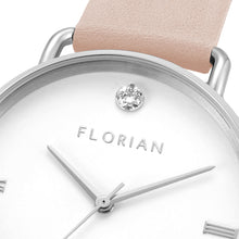 Load image into Gallery viewer, Pure Diamond Sea Coral and Silver Watch | 36mm