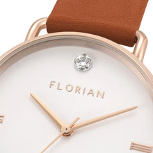 Load image into Gallery viewer, Pure Diamond Tenne Brown and Rose Gold Watch | 36mm