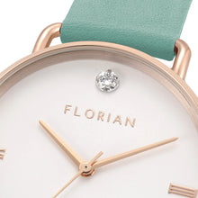 Load image into Gallery viewer, Pure Diamond Pistachio Green and Rose Gold Watch | 36mm