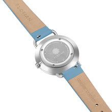 Load image into Gallery viewer, Pure Diamond Angel Blue and Silver Watch | 36mm