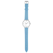 Load image into Gallery viewer, Pure Diamond Angel Blue and Silver Watch | 36mm