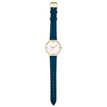 Load image into Gallery viewer, Pure Diamond Teal Blue and Champagne Gold Watch | 36mm