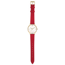 Load image into Gallery viewer, Pure Diamond Cherry Red and Champagne Gold Watch | 36mm