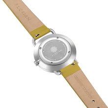 Load image into Gallery viewer, Pure Diamond Mustard Beige and Silver Watch | 36mm
