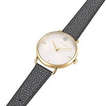 Load image into Gallery viewer, Pure Diamond Charcoal Grey and Champagne Gold Watch | 36mm