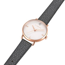 Load image into Gallery viewer, Pure Diamond Charcoal Grey and Rose Gold Watch | 36mm