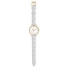 Load image into Gallery viewer, Pure Diamond Pearl White and Champagne Gold Watch | 36mm