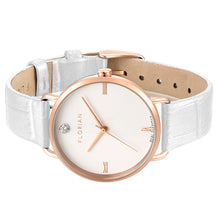Load image into Gallery viewer, Pure Diamond Pearl White and Rose Gold Watch | 36mm