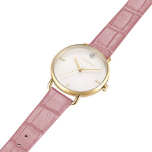 Load image into Gallery viewer, Pure Diamond Punchy Pink and Champagne Gold Watch | 36mm