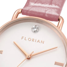 Load image into Gallery viewer, Pure Diamond Punchy Pink and Rose Gold Watch | 36mm