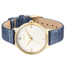 Load image into Gallery viewer, Pure Diamond Berry Blue and Champagne Gold Watch | 36mm