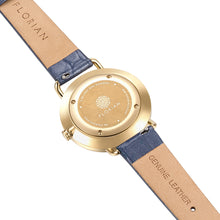 Load image into Gallery viewer, Pure Diamond Berry Blue and Champagne Gold Watch | 36mm