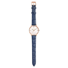 Load image into Gallery viewer, Pure Diamond Berry Blue and Rose Gold Watch | 36mm