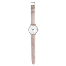 Load image into Gallery viewer, Pure Diamond Shinny Pinky and Silver Watch | 36mm