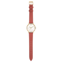 Load image into Gallery viewer, Pure Diamond Peachy Coral and Champagne Gold Watch | 36mm