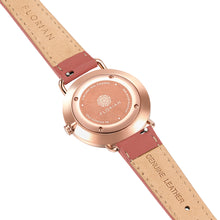 Load image into Gallery viewer, Pure Diamond Peachy Coral and Rose Gold Watch | 36mm