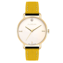 Load image into Gallery viewer, Pure Diamond Lemon Ambre and Champagne Gold Watch | 36mm