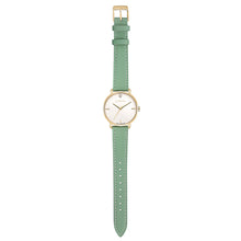 Load image into Gallery viewer, Pure Diamond Palm Green and Champagne Gold Watch | 36mm