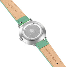 Load image into Gallery viewer, Pure Diamond Palm Green and Silver Watch | 36mm