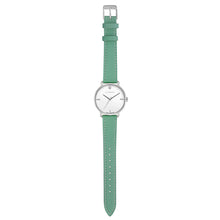 Load image into Gallery viewer, Pure Diamond Palm Green and Silver Watch | 36mm