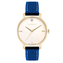 Load image into Gallery viewer, Pure Diamond Frenchy Blue and Champagne Gold Watch | 36mm