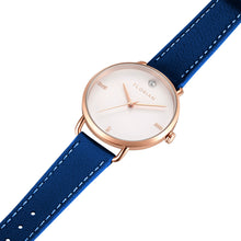 Load image into Gallery viewer, Pure Diamond Frenchy Blue and Rose Gold Watch | 36mm