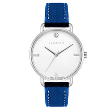 Load image into Gallery viewer, Pure Diamond Frenchy Blue and Silver Watch | 36mm