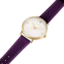 Load image into Gallery viewer, Pure Diamond Orchid Purple and Champagne Gold Watch | 36mm