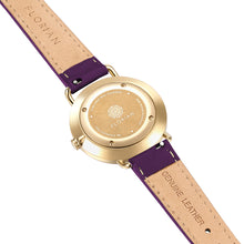 Load image into Gallery viewer, Pure Diamond Orchid Purple and Champagne Gold Watch | 36mm