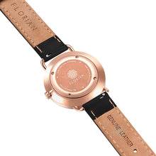 Load image into Gallery viewer, Classic Diamond Eagle Black and Rose Gold Watch | 36mm