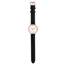 Load image into Gallery viewer, Classic Diamond Eagle Black and Rose Gold Watch | 36mm