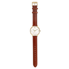 Load image into Gallery viewer, Classic Diamond Timber Tan and Champagne Gold Watch | 36mm