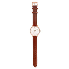 Load image into Gallery viewer, Classic Diamond Timber Tan and Rose Gold Watch | 36mm