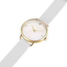 Load image into Gallery viewer, Pure Diamond Pure White and Champagne Gold Watch | 36mm