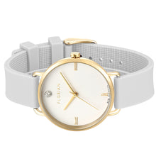 Load image into Gallery viewer, Pure Diamond Pure White and Champagne Gold Watch | 36mm