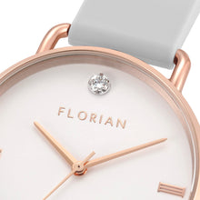 Load image into Gallery viewer, Pure Diamond Pure White and Rose Gold Watch | 36mm