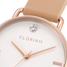 Load image into Gallery viewer, Pure Diamond Sea Coral and Rose Gold Watch | 36mm