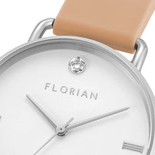 Load image into Gallery viewer, Pure Diamond Sea Coral and Silver Watch | 36mm