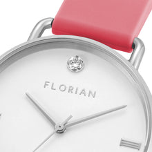 Load image into Gallery viewer, Pure Diamond Panther Pink and Silver Watch | 36mm