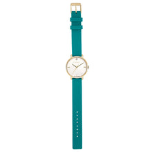 Load image into Gallery viewer, Pure Diamond Aqua Green and Champagne Gold Watch | 36mm