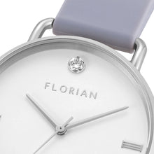 Load image into Gallery viewer, Pure Diamond Lilac Violet and Silver Watch | 36mm