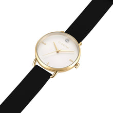 Load image into Gallery viewer, Pure Diamond Pure Black and Champagne Gold Watch | 36mm