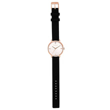 Load image into Gallery viewer, Pure Diamond Pure Black and Rose Gold Watch | 36mm