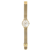Load image into Gallery viewer, Ocean Diamond MOP Dial Champagne Gold Mesh Watch | 36mm