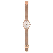 Load image into Gallery viewer, Ocean Diamond MOP Dial Rose Gold Mesh Watch | 36mm
